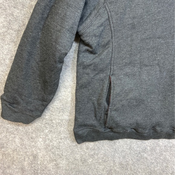 Mens Marlboro Gear 2004 Quarter Zip Hoodie Charcoal Gray Mens XL NWT Vintage - Picture 6 of 8